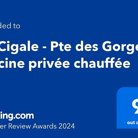 Willa La Cigale - Pte Des Gorges - Piscine Privee Chauffee Vallon-Pont-dʼArc Zewnętrze zdjęcie